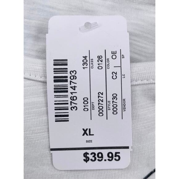 Christopher & Banks Long Sleeve T Shirt Women's XL White Purple Paris France NEW - Picture 8 of 10